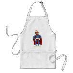Sock Monkey Superhero aprons