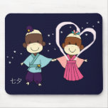 Sock Monkey Tanabata Mousepad