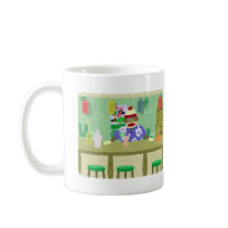Sock Monkey Tiki Bar Mug