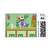 Sock Monkey Tiki Bar postage