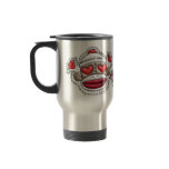 Sock Monkey Valentine Merchandise mugs