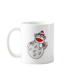 Sock Monkey with Golf Ball mugs