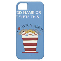 SOCK MONKEY'S Barely There iPhone 5 CASE