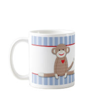 Sock Monkeys Personalized Coffee Mug