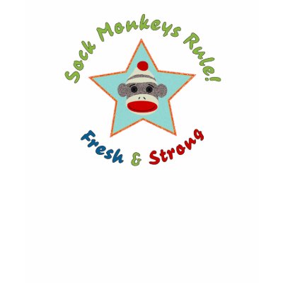 Sock Monkeys Rule! edun LIVE Kids T-Shirt by FreshandStrong