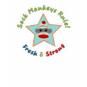 Sock Monkeys Rule! Melange Ringer T-Shirt by FreshandStrong Sock Monkeys Rule! Melange Ringer T-Shirt