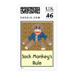 Sock Monkey's Rule postage