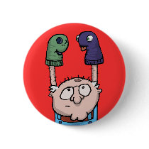 Sock Puppet Conspiracy buttons by antiboris Sock Puppet Conspiracy buttons