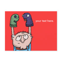 Sock Puppet Conspiracy postcards by antiboris Sock Puppet Conspiracy postcards