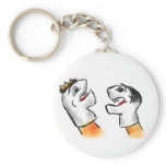 Sock Puppets Key Chain