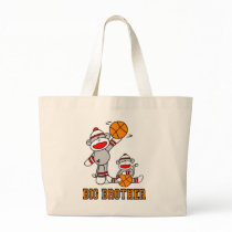 Sockmonkey Basketball Big Brother Canvas Bag