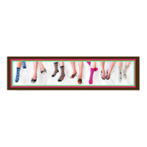 Socks and Shoes Panorama posters