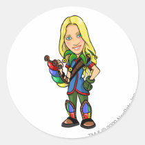 Socktastic Roo Island Staff Player stickers