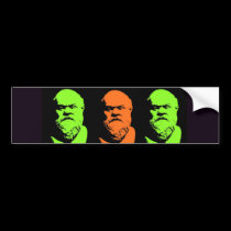 Socrates Collage bumper stickers