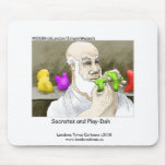 Socrates & Play-Doh Funny Mouse Pad mousepads