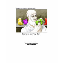 Socrates & Play-Doh Men's Organic Cotton Funny Tee t-shirts
