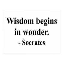 Socrates Quote 1a postcards