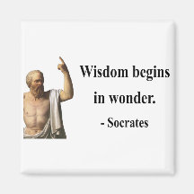 Socrates Quote 1b Refrigerator Magnet