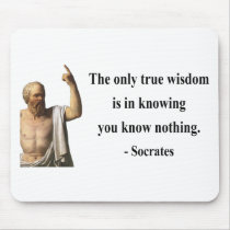 Socrates Quote 3b mousepads