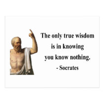 Socrates Quote 3b postcards