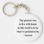 Socrates Quote 4a Key Chains