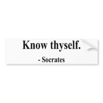 Socrates Quote 5a bumper stickers