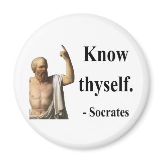 Socrates Quote 5b magnet