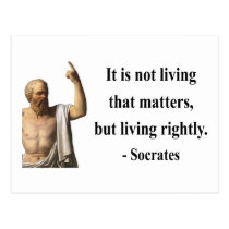 Socrates Quote 6b postcards