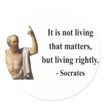 Socrates Quote 6b stickers