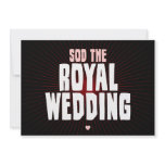 Sod The Royal Wedding Custom Announcements