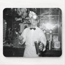 Soda Jerk, 1930s Mousepad