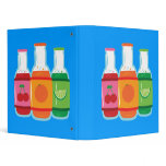 Soda Pop Bottles Vinyl Binders