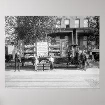Soda Pop Delivery Truck, early 1920s Print