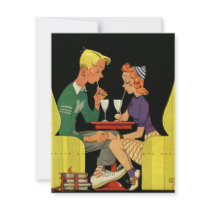 Soda Shop invitations