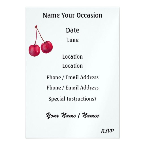 Soda Shop Invitation - SRF