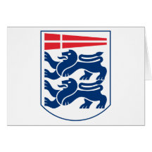 Soenderjyllands Coat of Arms Greeting Card