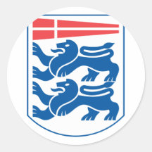 soenderjyllands, Denmark Round Sticker