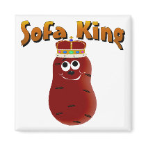 Sofa King Couch Potato magnets by CouchPotatos Sofa King Couch Potato magnets