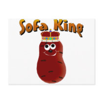 Sofa King Couch Potato postcards