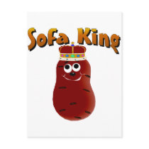 Sofa King Couch Potato postcards