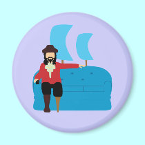 Sofa Pirate magnets