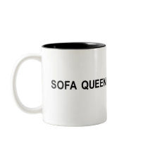 sofa queen t-shirt mugs