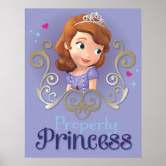 Sofia: Properly Princess Poster