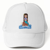 Sofia the Mermaid Cap hats by KirstenEdwards Sofia the Mermaid Cap hats