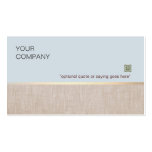 Soft and Natural Business Card