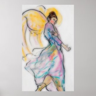Soft Angel print