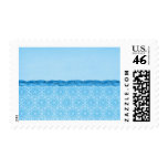 Soft Aqua Customizable Cards and Postage