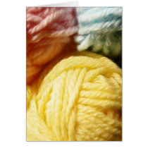 Soft Balls Of Yarn Greeting Cards