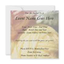 Soft Balls Of Yarn Custom Invitation