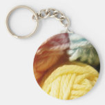 Soft Balls Of Yarn Key Chain